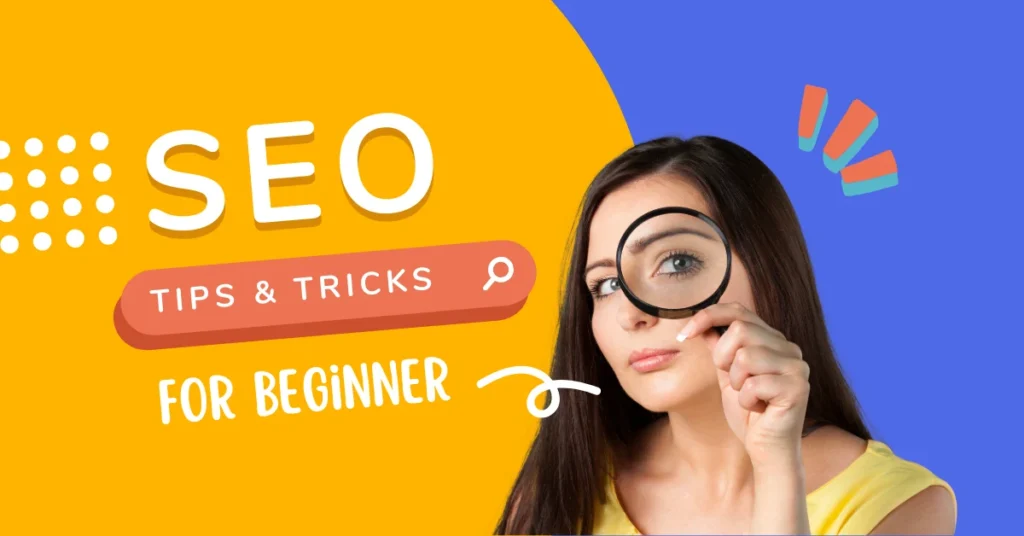 SEO in digital marketing tips for beginners with visual representation of search optimization.